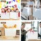 60pcs 16x6x12 Inch White Paper Bags with Handles, Kraft Large Paper Gift Bags for Business, Merchandise, Gifts, Shopping, Retail Stores, Birthday Party